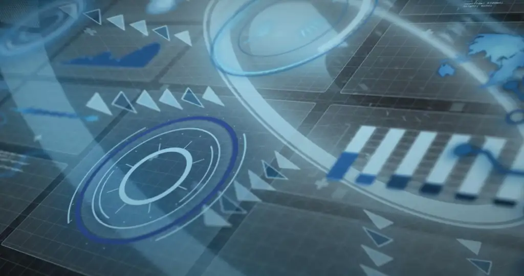Digital cogs moving 